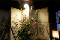 薄を活ける 第3回 稲荷山歳時記　月の宴 in 蔵し館