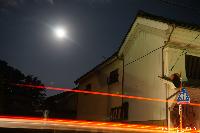 中秋の名月 稲荷山