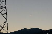 稲荷山 飛行機雲