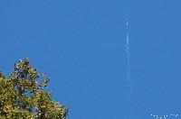 稲荷山 飛行機雲