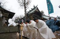 大頭祭 武水別神社 拝礼 平成27年