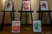 「真田丸かるた」作品展　in ふるさと漫画館　其の二:真田丸かるた展 絵札と真田丸展
