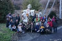 越のドンド焼 塩崎のオスガタ道祖神祭り（篠ノ井塩崎、長谷、越）県指定無形民俗文化財