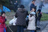 越のドンド焼 塩崎のオスガタ道祖神祭り（篠ノ井塩崎、長谷、越）県指定無形民俗文化財