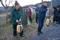 越のドンド焼 塩崎のオスガタ道祖神祭り（篠ノ井塩崎、長谷、越）県指定無形民俗文化財