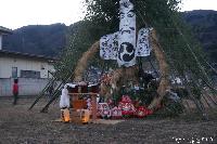 越のドンド焼 塩崎のオスガタ道祖神祭り（篠ノ井塩崎、長谷、越）県指定無形民俗文化財