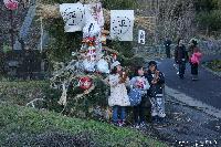 越のドンド焼 塩崎のオスガタ道祖神祭り（篠ノ井塩崎、長谷、越）県指定無形民俗文化財