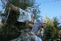 越のドンド焼 塩崎のオスガタ道祖神祭り（篠ノ井塩崎、長谷、越）県指定無形民俗文化財