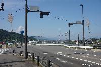 稲荷山町祇園祭 結界の斎竹(いつきたけ)