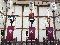 稲荷山祇園祭　北信唯一の四神　あいにー南　青竜・朱雀・剣竜