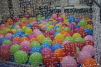 稲荷山祇園祭 こどもひろば in まちの学校 ふうせんジャングルの準備