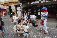 稲荷山祇園祭 こどもひろば in まちの学校 ピエロ
